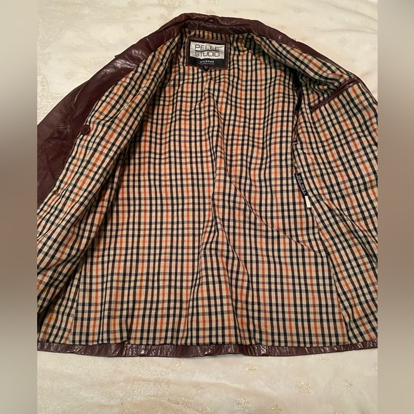 Vintage Double Breasted Leather Coat by Pelle Studio for Wilson Leather - Picture 6 of 11